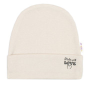 Soupravička do porodnice 5D Made with love béžová, cappuccino Baby Nellys