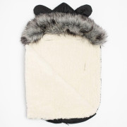 Luxusní zimní fusak s kapucí s oušky New Baby Alex Wool