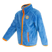 Mikina chlapecká chlupatá se stojáčkem modrá Pidilidi