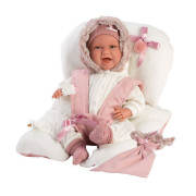 Realistická panenka miminko se zvuky a měkkým látkovým tělem Llorens