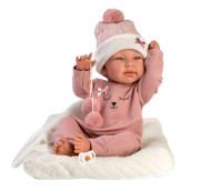 New Born holčička 84330 Llorens - realistické miminko 43 cm