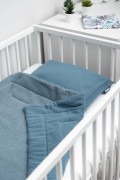 2D Pletený komplet nejen do dětské postýlky s mušelínem Sensillo
