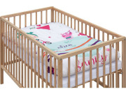 Dětská postýlka s kompletní výbavou 120 x 60 cm, Moly Scarlett 