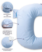 Bambusový polohovací polštář MiniRelax 150 cm Babymatex