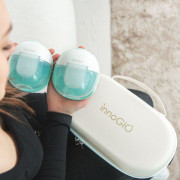 Přenosná elektrická odsávačka mateřského mléka GIOmum Line Premium Warm Double innoGIO