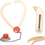 Doktorský set se zeleno-bílou lékařskou taškou small foot 