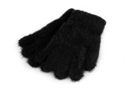 Dětské pletené rukavice chlupaté