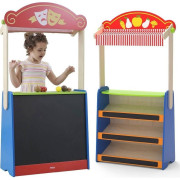 Dřevěný obchod a divadlo