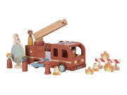 Hasičský náklaďák dřevěný Little Dutch