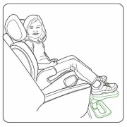 Podnožka k autosedačce univerzální KneeGuardKids 4