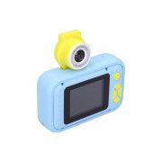 Dětský digitální fotoaparát výklopný objektiv silikonové pouzdro - foto 40Mpx video Full 