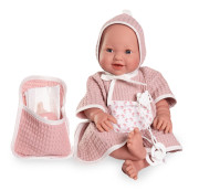 Mrkací a čůrající realistická panenka celovinylovým tělem Mia 50417 Antonio Juan