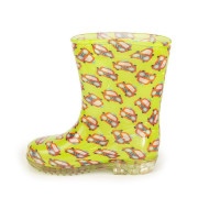 Chlapecké holínky PVC - potisk autíčko Pidilidi zelená