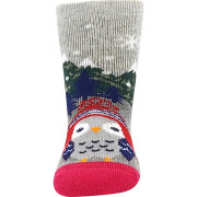 Ponožky kojenecké froté Huhik ABS růžové 