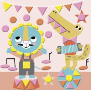 Geometrické samolepky My arts & crafts Janod 