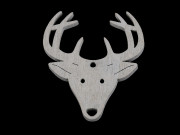 Dřevěné dekorace vánoční k zavěšení/domalování 