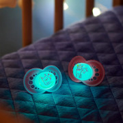 Šidítko Ortodonické Original Night 6 m+Mam Šedá+Zelená