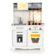 Velká dřevěná kuchyňka pro děti se světly a zvuky + příslušenství