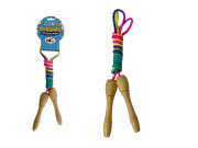 Švihadlo s dřevěnou rukojetí 210 cm Sporto