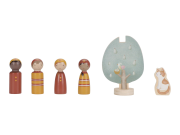 Hasičský náklaďák dřevěný Little Dutch