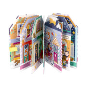 Vánoční městečko - Adventní okénková kniha