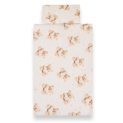 2-dílné ložní povlečení Love Teddy Bear 90/120 cm beige New Baby 