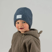 Zimní čepice Teddy fleece double Denim blue Esito