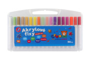 Akrylové fixy 36 ks created v krabičce 
