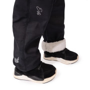 Dětské softshellové kalhoty s beránkem Lamb Black Esito