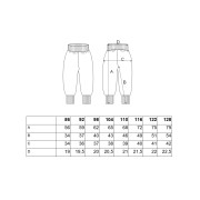 Kalhoty rostoucí denim vzor Little Angel