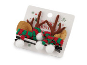 Párty sponky do vlasů vánoční parůžky