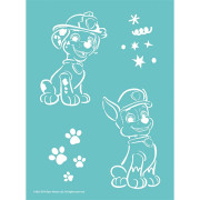 Omalovánky s foukacími fixy Tlapková patrola