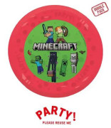 Talíř udržitelný "Minecraft" 21cm, 4 ks Procos