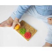 Puzzle senzorická kolečka, pastelová