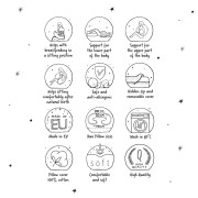 Polštář kojicí Cebuška Duo Žerzej 300 cm Ceba