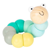 Červ/housenka kloubový dřevo 16 cm