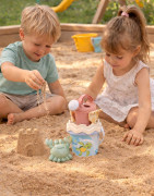 Recyklovaná pastelová sada na písek malá - oceán s konvičkou Androni