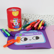 Jemné voskovky omyvatelné 24 ks