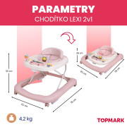 Lexi chodítko 2 v 1 Topmark
