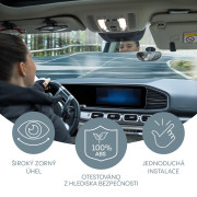 Malé zpětné zrcátko Deluxe Black Zopa