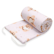 Mantinel do postýlky Love Teddy Bear pink New Baby