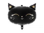 Fóliový balónek Kočka černá 48x36 cm 
