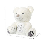 Plyšový usínáček medvídek s projektorem Milly Mally