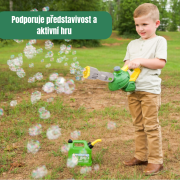 Dětský bublifukový foukač listí John Deere Kids