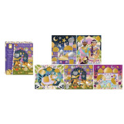 Kreativní sada Obrázky s metalickým papírem Bolywood Janod