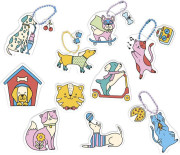 Kreativní sada Smršťovací obrázky výroba magnetů a klíčenek, Atelier Mini Janod