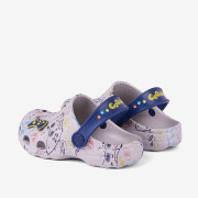 Dětské clogsy nazouváky Little Frog šedé/navy game amulet Coqui 