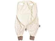 Merino spací pytel bio s nožičkami králíci béžová 