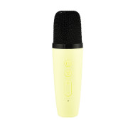 Bluetooth mini karaoke set s mikrofonem a reproduktorem Yellow