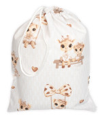 Bavlněný pytlík na přezůvky 40×32 cm 